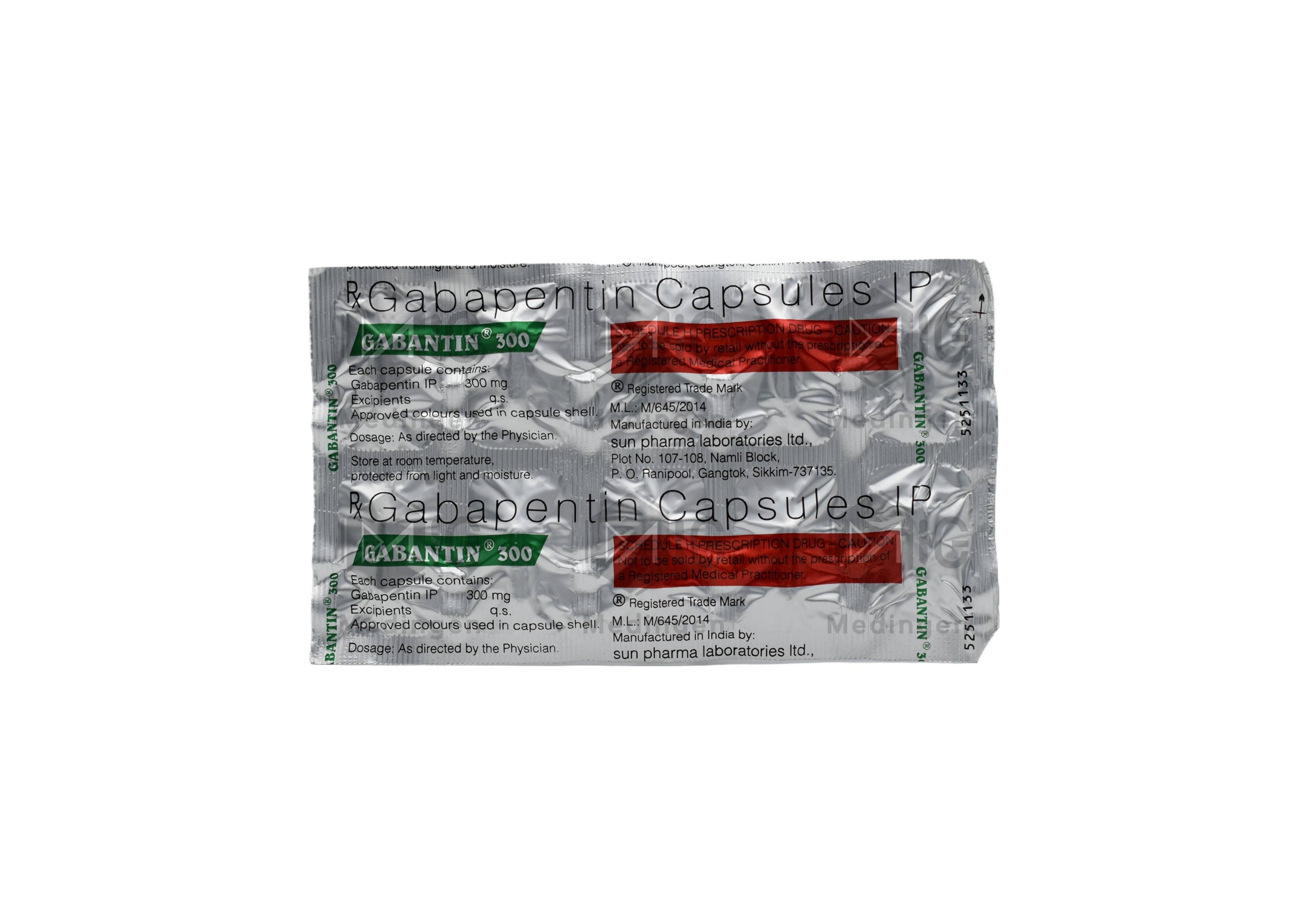 GABANTIN 300MG